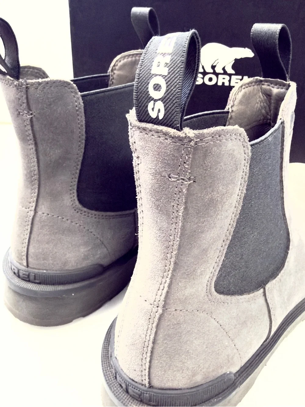 Sorel Men's Hi-Line Waterproof Chelsea Boots – Charcoal Grey Size 12